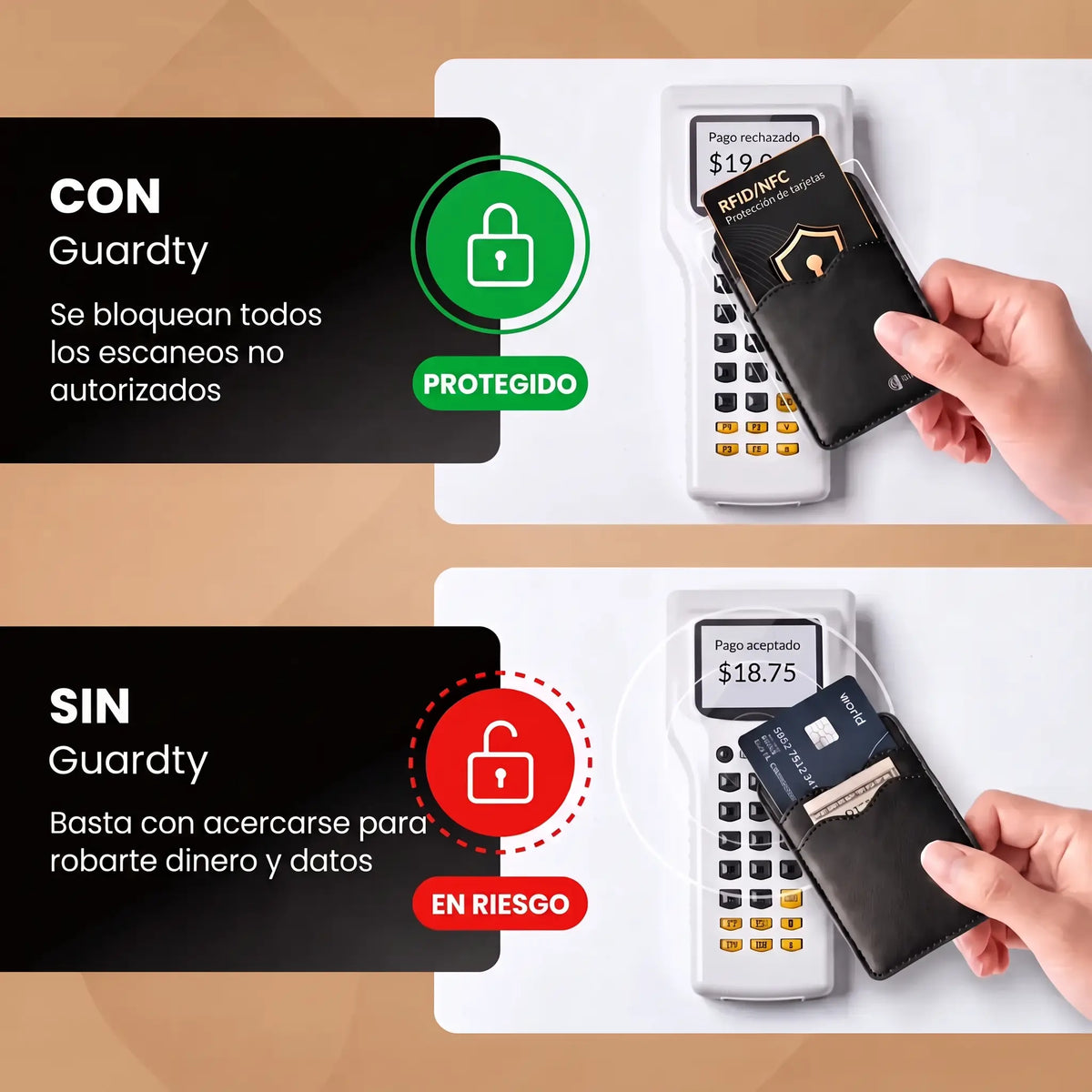 Tarjeta Protectora RFID - Guardty
